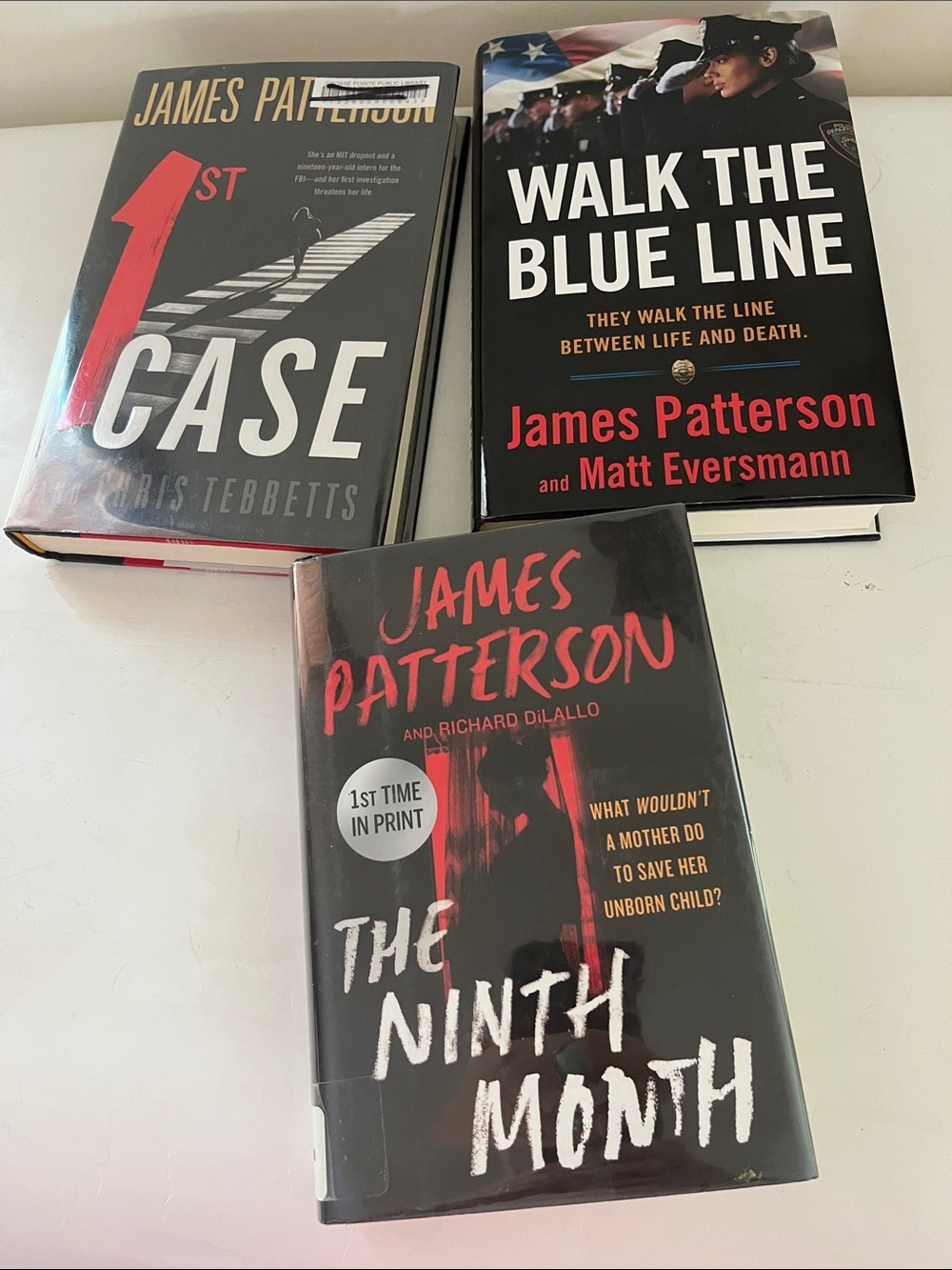 3 Hardcover James Patterson Novels